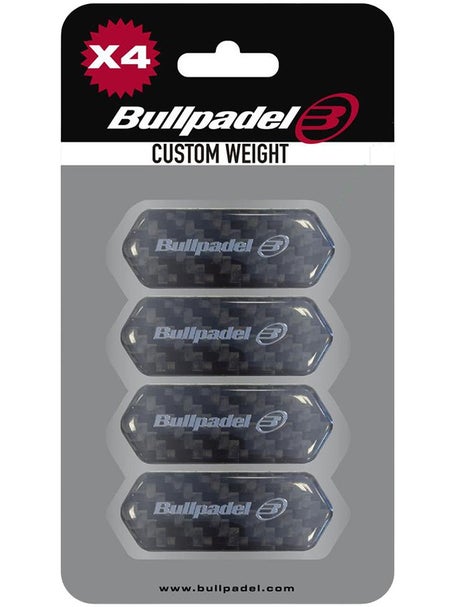 Bullpadel Frame Protector Custom Weight 4x3gr Black