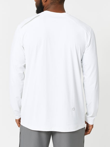 BloqUV Mens Long Sleeve Top - White