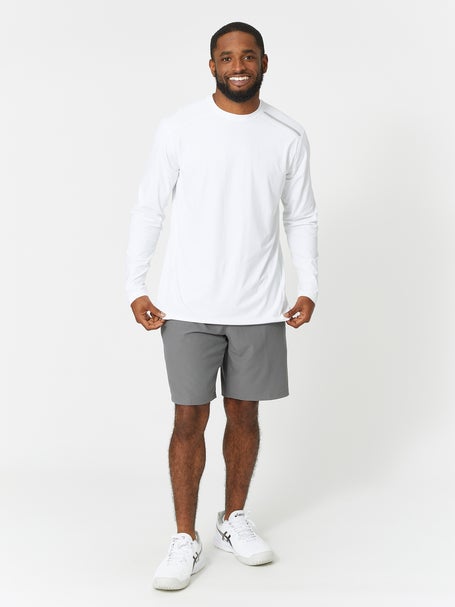 BloqUV Mens Long Sleeve Top - White
