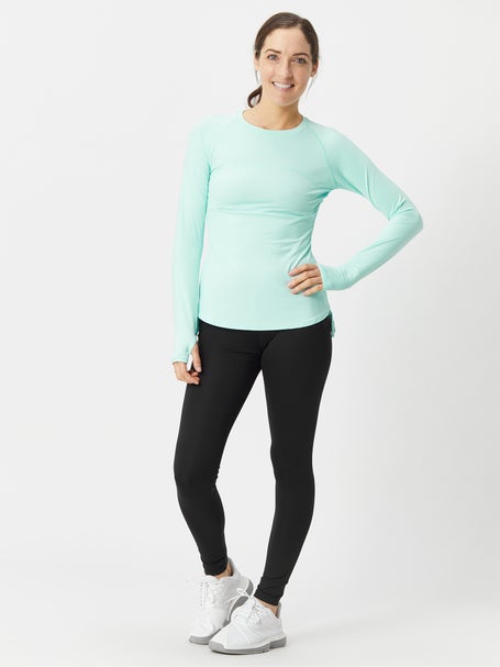 BloqUV Womens Drawstring Long Sleeve Top - Mint