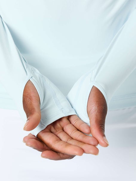 BloqUV Womens 24/7 Long Sleeve Top - Ice Blue