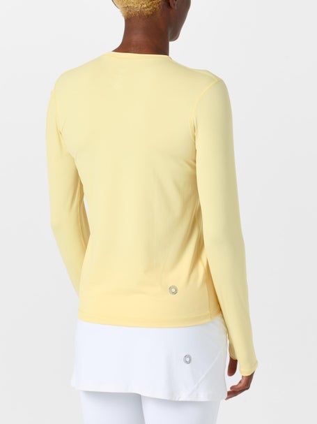 BloqUV Womens 24/7 Long Sleeve Top - Lemon Yellow
