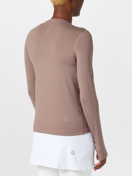 BloqUV Womens 24/7 Long Sleeve Top - Mocha
