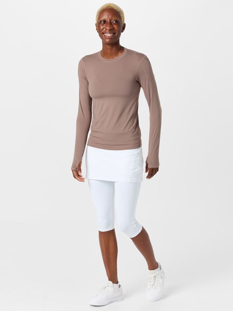 BloqUV Womens 24/7 Long Sleeve Top - Mocha