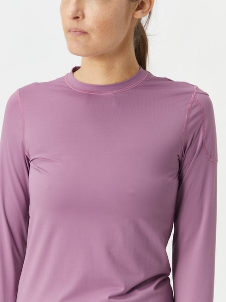 BloqUV Womens 24/7 Long Sleeve Top - Plum
