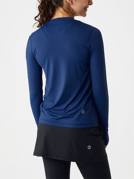 BloqUV Womens 24/7 Long Sleeve Top - Navy