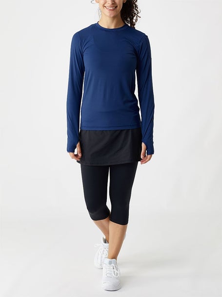 BloqUV Womens 24/7 Long Sleeve Top - Navy