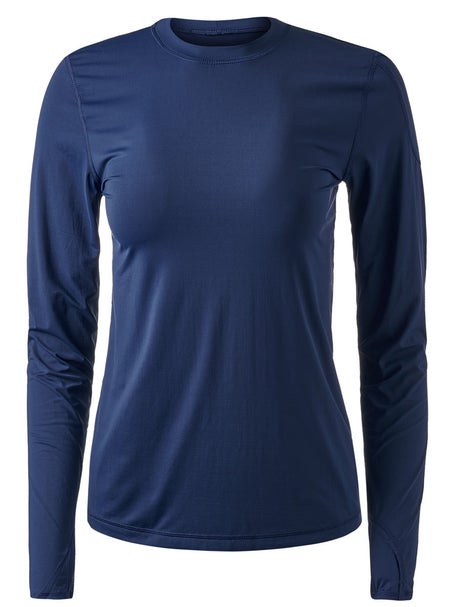 BloqUV Womens 24/7 Long Sleeve Top - Navy