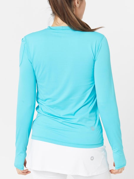 BloqUV Womens 24/7 Long Sleeve Top - Lt Turquoise
