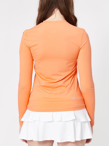 BloqUV Womens 24/7 Long Sleeve Top - Tangerine
