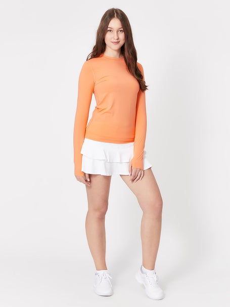 BloqUV Womens 24/7 Long Sleeve Top - Tangerine