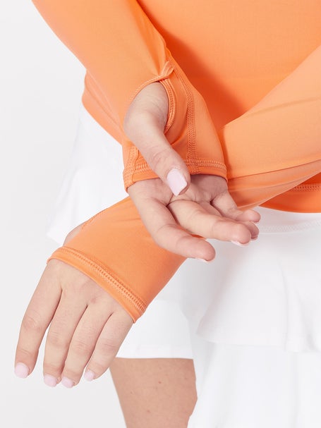 BloqUV Womens 24/7 Long Sleeve Top - Tangerine