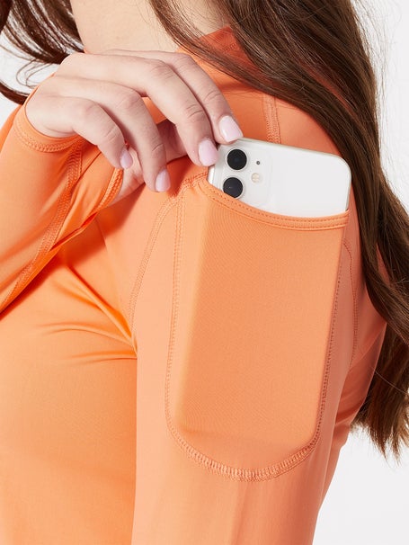 BloqUV Womens 24/7 Long Sleeve Top - Tangerine