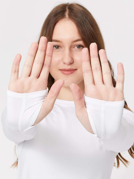 BloqUV Womens 24/7 Long Sleeve Top - White