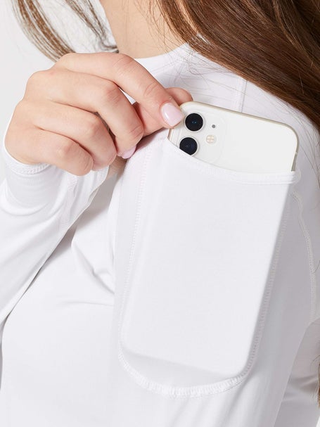 BloqUV Womens 24/7 Long Sleeve Top - White