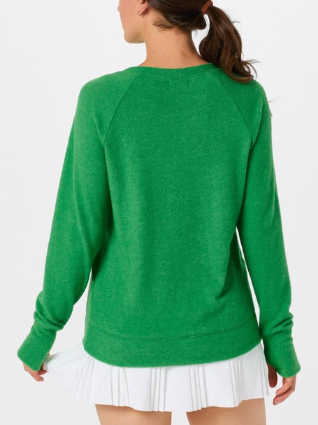 Bird & Vine Womens Reverse Fleece Tennis Crest