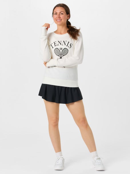 Bird & Vine Womens Reverse Fleece Tennis Social Club