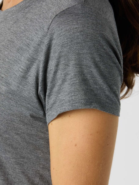 Bird & Vine Womens Tennis Til Cocktails Top - Charcoal