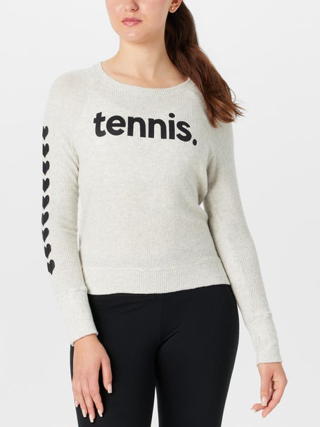 Bird & Vine Womens Tennis. Hacci Rib Long Sleeve