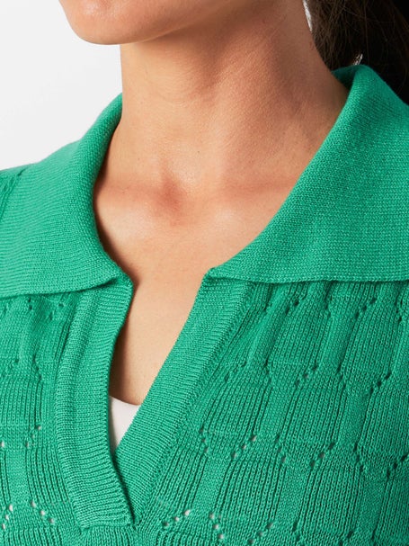 Bubble Womens Anna Sweater - Palm Green