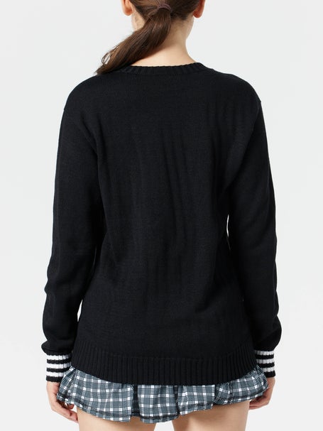 Bubble Womens Classic Tennis Knit Sweater