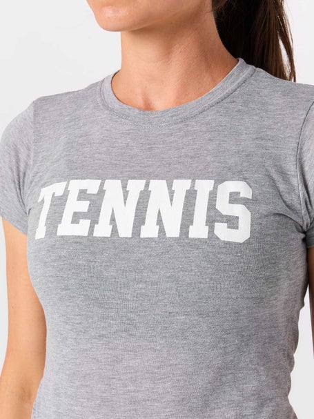 Bubble Womens Classic Tennis T-Shirt - Grey