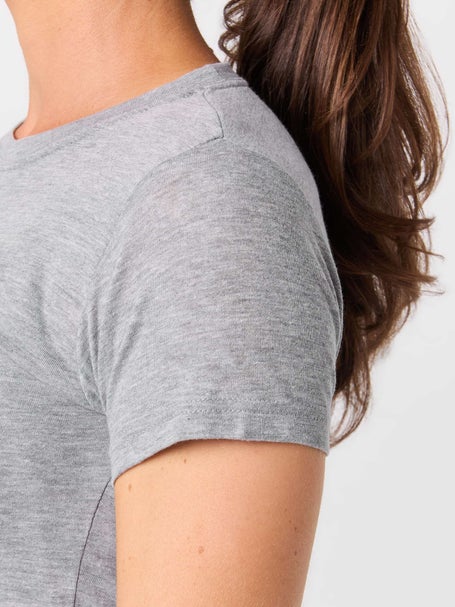 Bubble Womens Classic Tennis T-Shirt - Grey