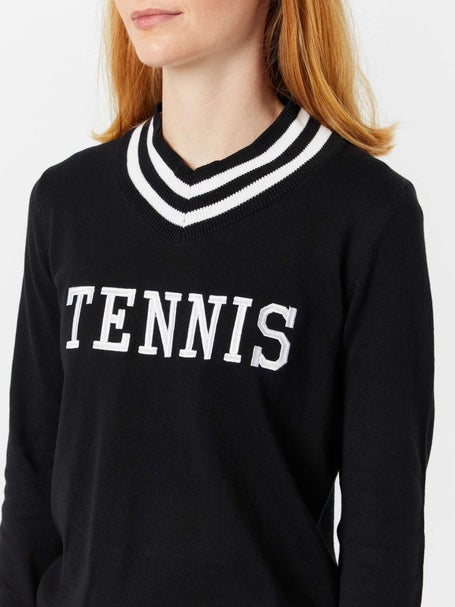 Bubble Womens Hatton Sweater - TENNIS Black