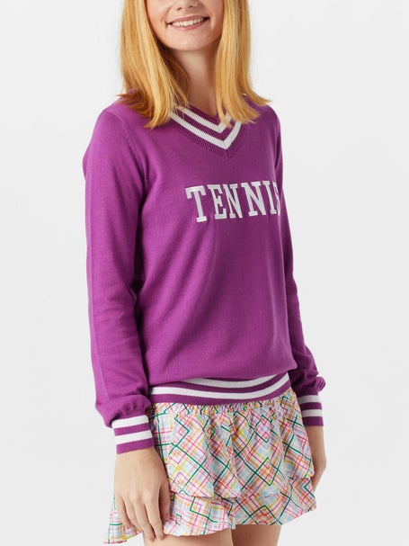 Bubble Womens Hatton Sweater - TENNIS Purple