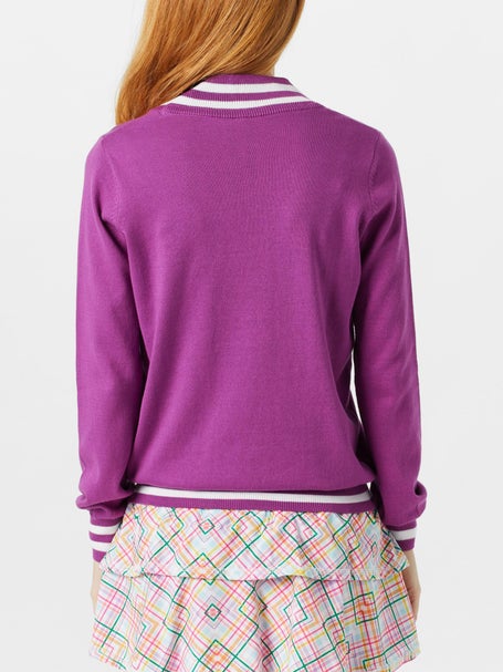 Bubble Womens Hatton Sweater - TENNIS Purple