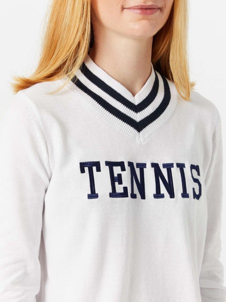 Bubble Womens Hatton Sweater - TENNIS White