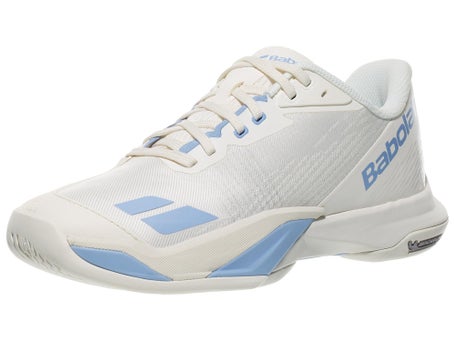 Babolat Jet Mach 4 Cream/Lavender Womens Shoes