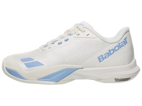 Babolat Jet Mach 4 Cream/Lavender Womens Shoes