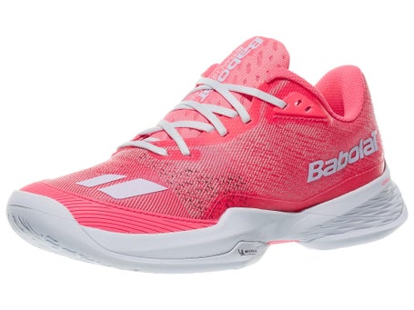 Babolat Jet Mach Womens Pickleball Shoes Pink/White 