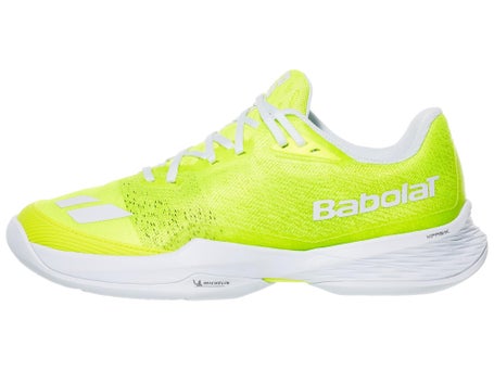 Bablolat Jet Mach Womens Pickleball Shoes Yellow/Wh