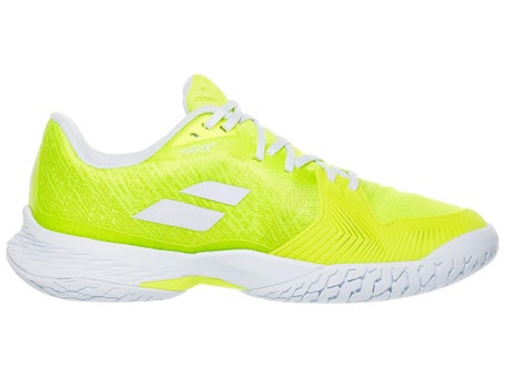 Bablolat Jet Mach Womens Pickleball Shoes Yellow/Wh