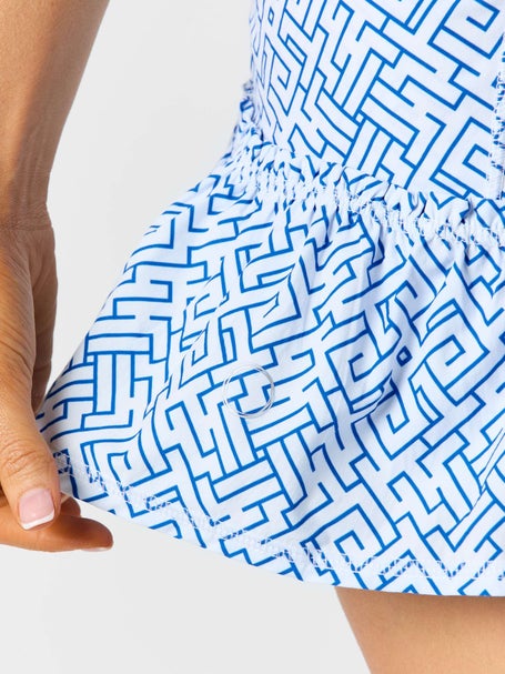 Bubble Womens Royal Flush Lawley Skirt - Geo White