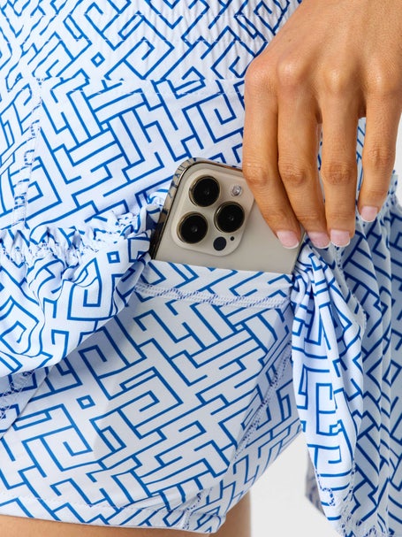 Bubble Womens Royal Flush Lawley Skirt - Geo White