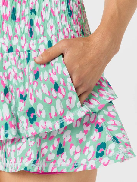 Bubble Womens Ruffle Skirt - Animal