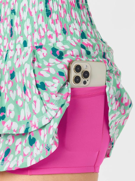 Bubble Womens Ruffle Skirt - Animal