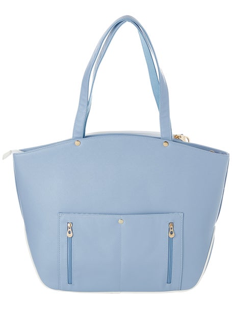 Court Couture Cassanova Striped Bag Sky Blue
