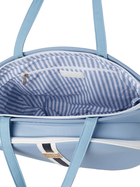 Court Couture Cassanova Striped Bag Sky Blue