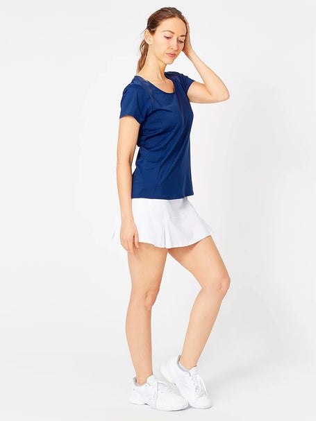 Cross Court Womens Essentials Border Skirt - White