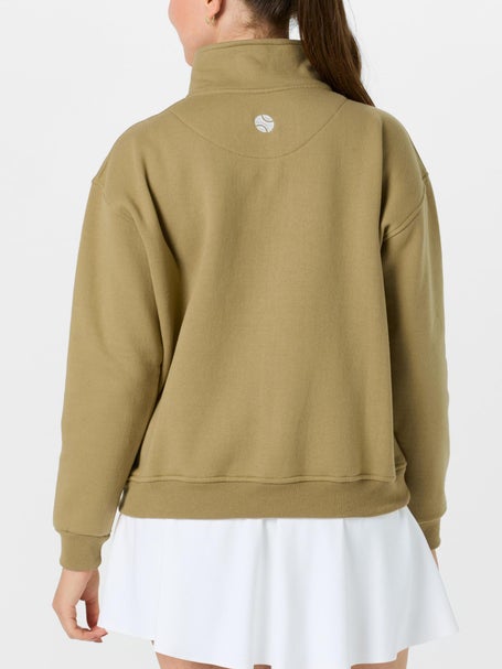 CourtLife Womens Happiest On The Court Tennis 1/4 Zip