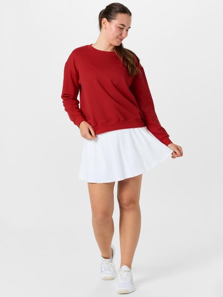 CourtLife Womens Happiest On The Court Tennis Crewneck