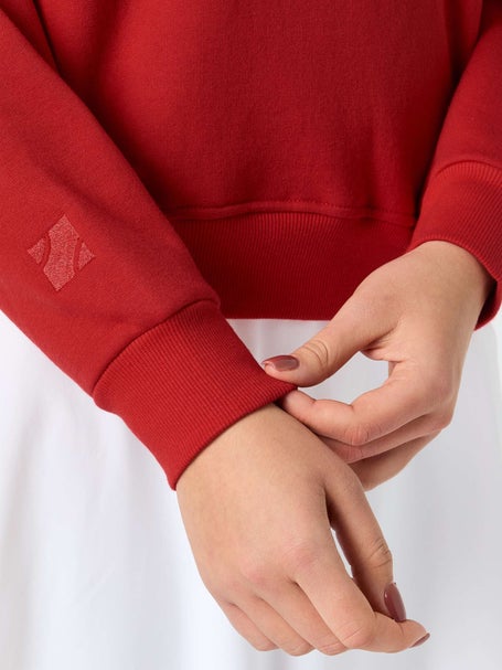 CourtLife Womens Happiest On The Court Tennis Crewneck