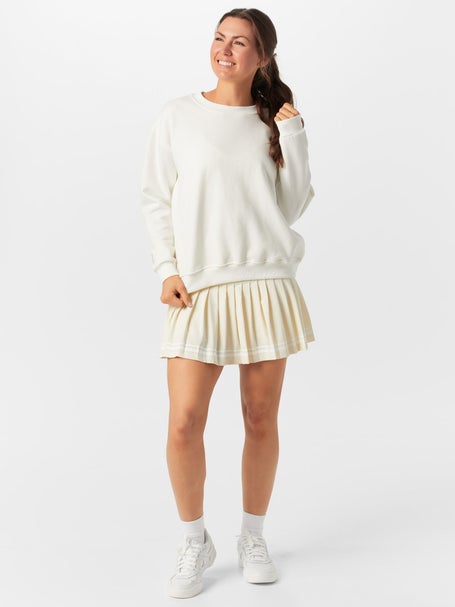 CourtLife Womens Happiest On The Court Tennis Crewneck