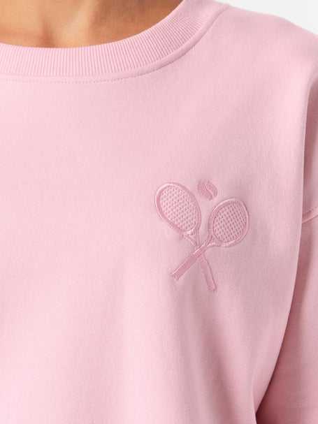CourtLife Womens Racquet Sleeves Crewneck