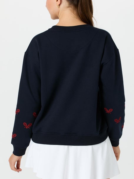 CourtLife Womens Racquet Sleeves Crewneck