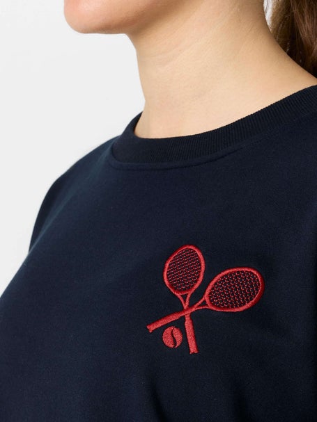 CourtLife Womens Racquet Sleeves Crewneck